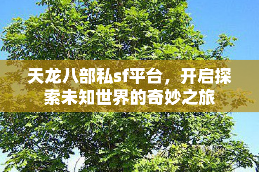 开启探索未知世界的奇妙之旅图片