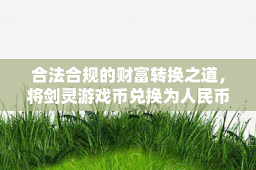 将剑灵游戏币兑换为人民币图片