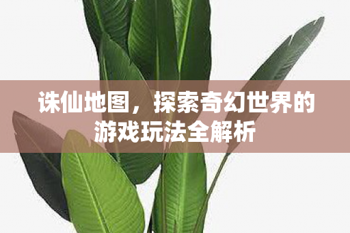诛仙地图,探索奇幻世界的游戏玩法全解析 诛仙地图,探索奇幻世界的游戏玩法全解析
