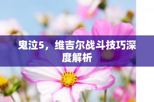 鬼泣5，维吉尔战斗技巧深度解析