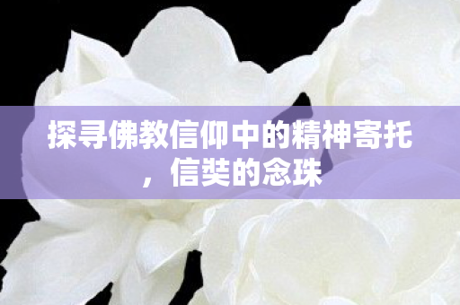 探寻佛教信仰中的精神寄托图片