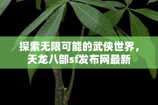 探索无限可能的武侠世界，天龙八部sf发布网最新