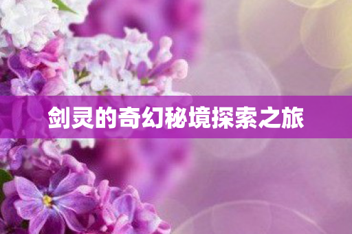 剑灵的奇幻秘境探索之旅图片