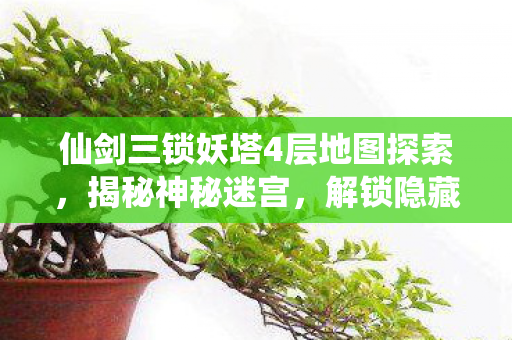 仙剑三锁妖塔4层地图探索图片