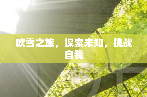 吹雪之旅,探索未知,挑战自我 吹雪之旅,探索未知,挑战自我