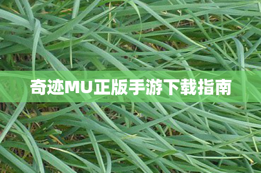 奇迹MU正版手游下载指南 奇迹MU正版手游下载指南