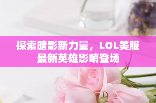 LOL美服最新英雄影哨登场图片