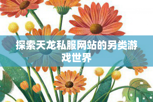 探索天龙私服网站的另类游戏世界 探索天龙私服网站的另类游戏世界