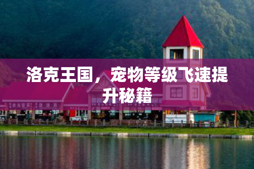 洛克王国,宠物等级飞速提升秘籍 洛克王国,宠物等级飞速提升秘籍
