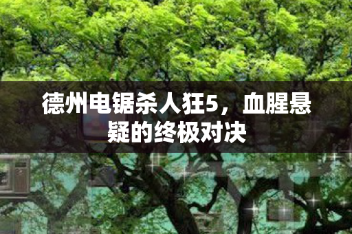 德州电锯杀人狂5,血腥悬疑的终极对决 德州电锯杀人狂5,血腥悬疑的终极对决
