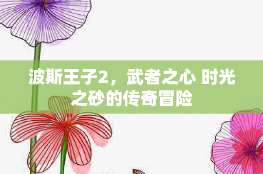 武者之心 时光之砂的传奇冒险图片