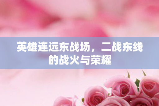 二战东线的战火与荣耀图片