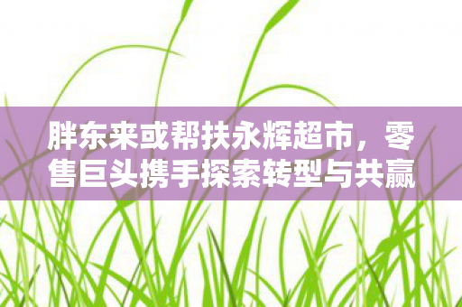 胖东来或帮扶永辉超市,零售巨头携手探索转型与共赢之路 胖东来或帮扶永辉超市,零售巨头携手探索转型与共赢之路