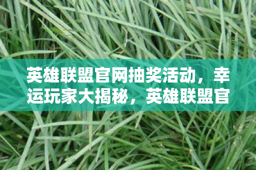 英雄联盟官网抽奖活动图片