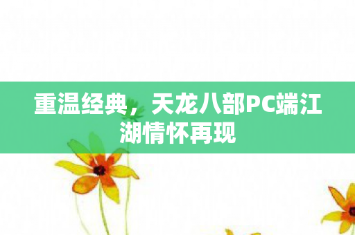 天龙八部PC端江湖情怀再现图片