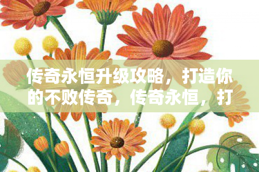 打造不败传奇的升级攻略图片
