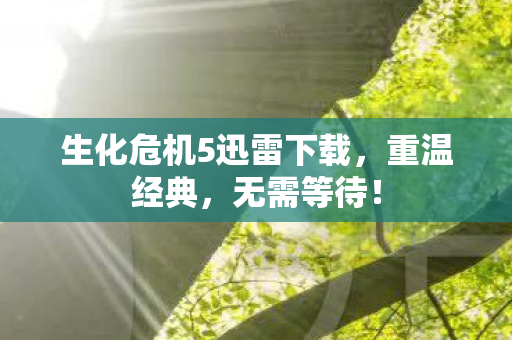 生化危机5迅雷下载，重温经典，无需等待！