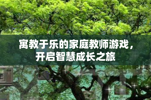 寓教于乐的家庭教师游戏图片