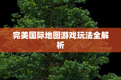 完美国际地图游戏玩法全解析图片