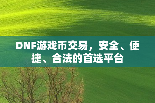 DNF游戏币交易图片