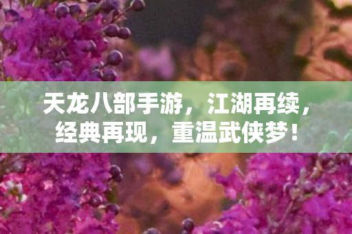 天龙八部手游,江湖再续,经典再现,重温武侠梦! 天龙八部手游,江湖再续,经典再现,重温武侠梦!