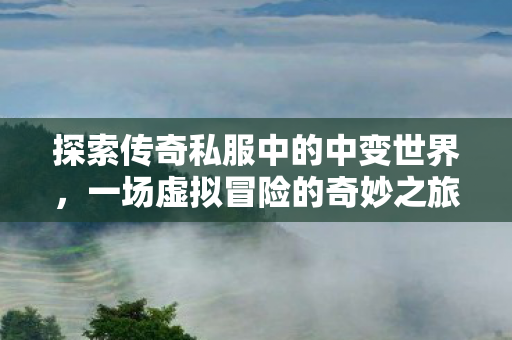 探索传奇私服中的虚拟冒险之旅图片