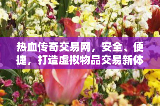 打造虚拟物品交易新体验图片