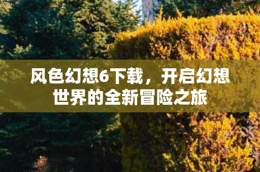 风色幻想6下载,开启幻想世界的全新冒险之旅 风色幻想6下载,开启幻想世界的全新冒险之旅