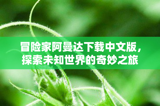 冒险家阿曼达下载中文版,探索未知世界的奇妙之旅 冒险家阿曼达下载中文版,探索未知世界的奇妙之旅