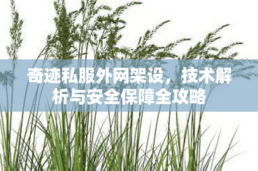 奇迹私服外网架设，技术解析与安全保障全攻略