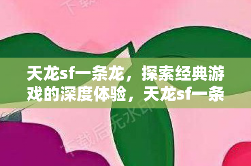 深度探索经典游戏的极致体验图片