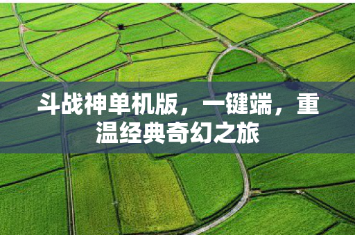 斗战神单机版,一键端,重温经典奇幻之旅 斗战神单机版,一键端,重温经典奇幻之旅