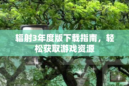 辐射3年度版下载指南,轻松获取游戏资源 辐射3年度版下载指南,轻松获取游戏资源