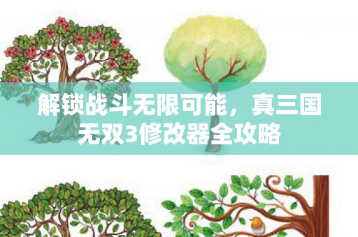 真三国无双3修改器全攻略图片