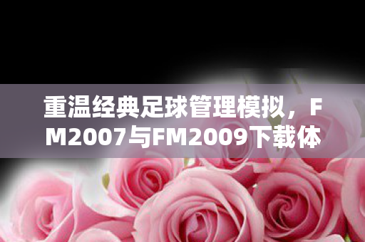 重温经典足球管理模拟，FM2007与FM2009下载体验