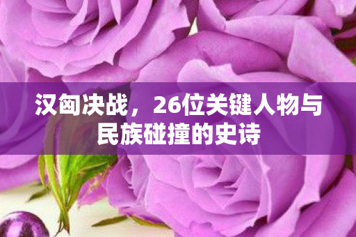 26位关键人物与民族碰撞的史诗图片