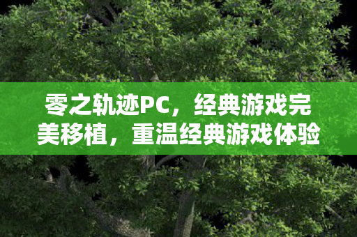 零之轨迹PC,经典游戏完美移植,重温经典游戏体验 零之轨迹PC,经典游戏完美移植,重温经典游戏体验