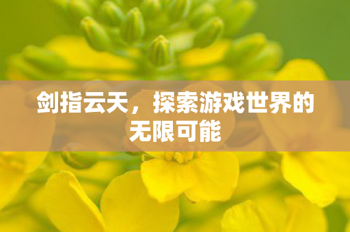 探索游戏世界的无限可能图片