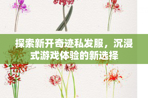 沉浸式游戏体验的新选择图片
