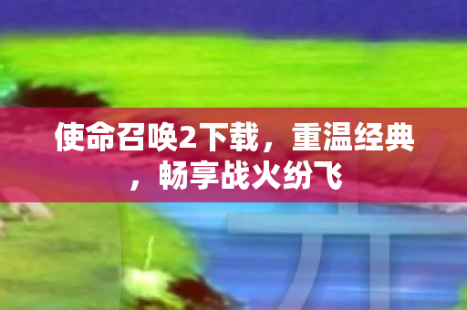 使命召唤2下载,重温经典,畅享战火纷飞 使命召唤2下载,重温经典,畅享战火纷飞