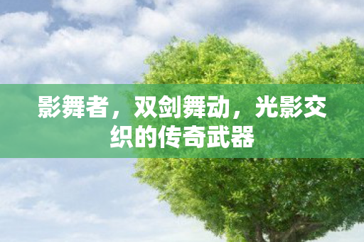 影舞者,双剑舞动,光影交织的传奇武器 影舞者,双剑舞动,光影交织的传奇武器