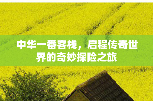 中华一番客栈，启程传奇世界的奇妙探险之旅