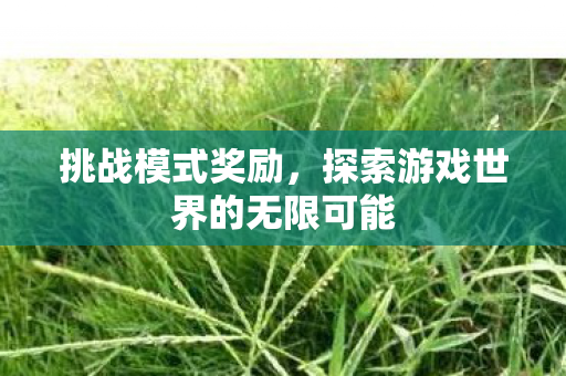 探索游戏世界的无限可能图片