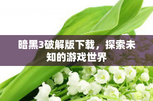 探索未知的游戏世界图片
