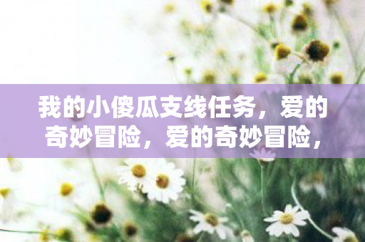 我的小傻瓜支线任务图片
