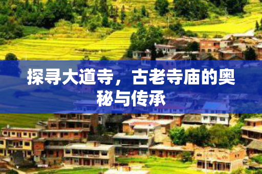 探寻大道寺,古老寺庙的奥秘与传承 探寻大道寺,古老寺庙的奥秘与传承