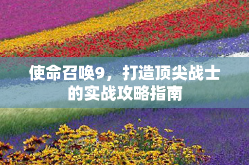 使命召唤9,打造顶尖战士的实战攻略指南 使命召唤9,打造顶尖战士的实战攻略指南