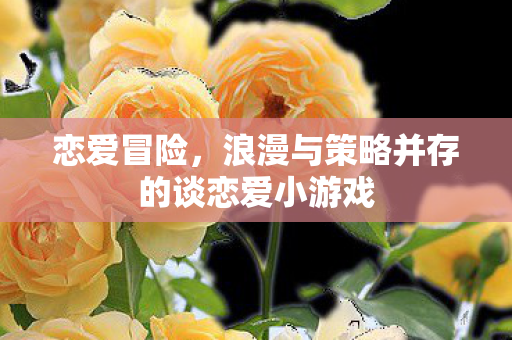 恋爱冒险，浪漫与策略并存的谈恋爱小游戏