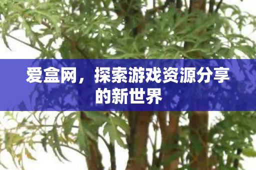 探索游戏资源分享的新世界图片