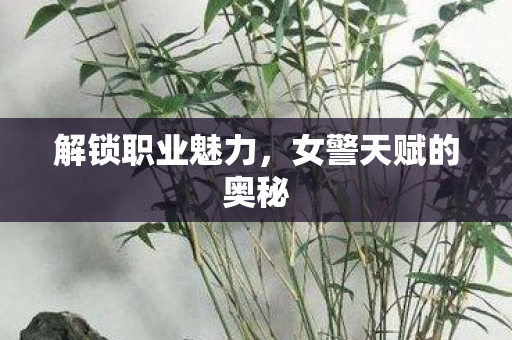 女警天赋的奥秘图片
